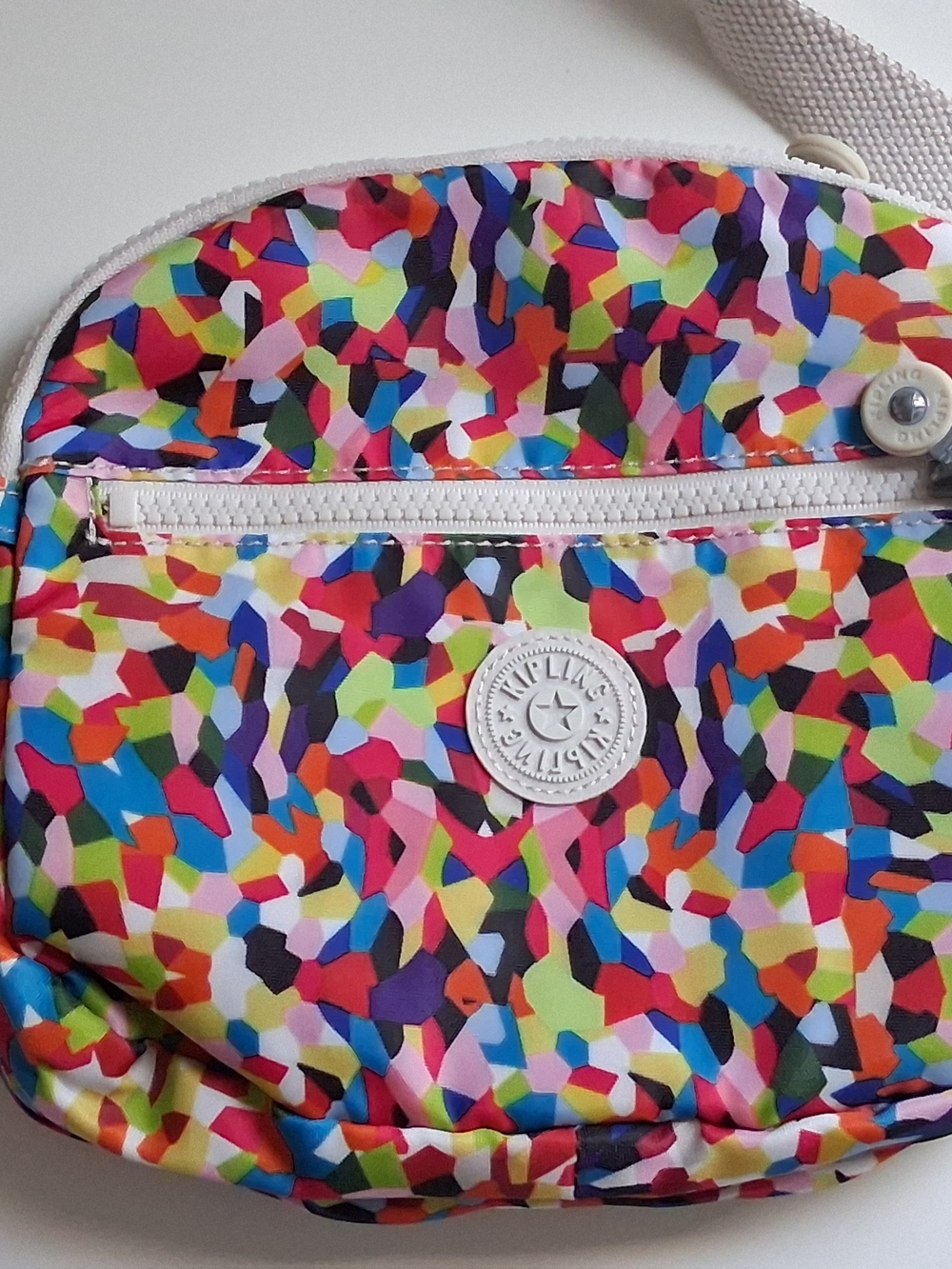 Kipling Colorful Mosaic Crossbody Bag